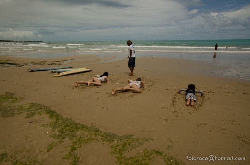 Clases de surf en Porto de Galinhas, Brasil