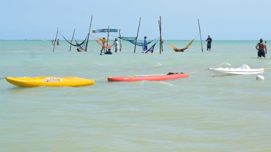 Botes en Playa de Antunes en Alagoa
