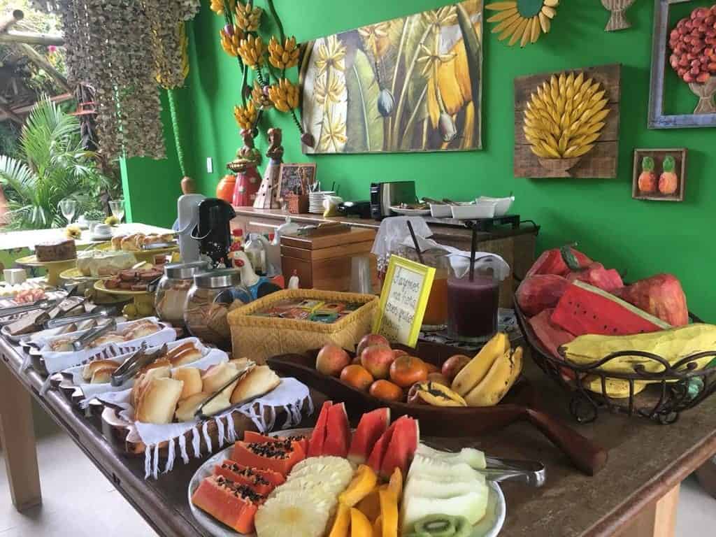 Desayuno en Posada Charme da Vila Suites, Porto de Galinhas, Brasil