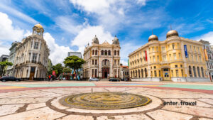 Marco Zero square in Recife historic center